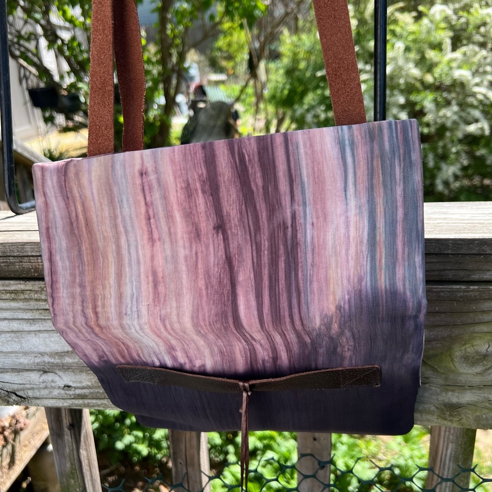 NWT LUA Flap Over Bag With Leather Strap Or Handle Inside Pocket Outside Pocket